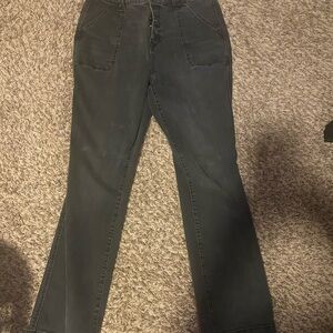 Maurices Dark Gray Straight Leg Jeans